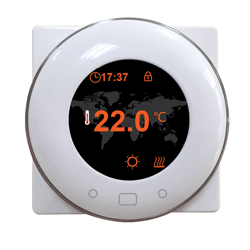 Wall Mounted Round Thermostat for Home Heating