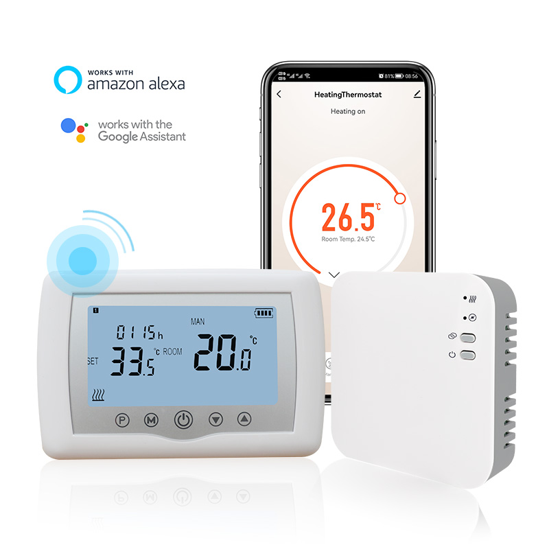 433Mhz 7days Programmable Wireless Heating Thermostat Boiler