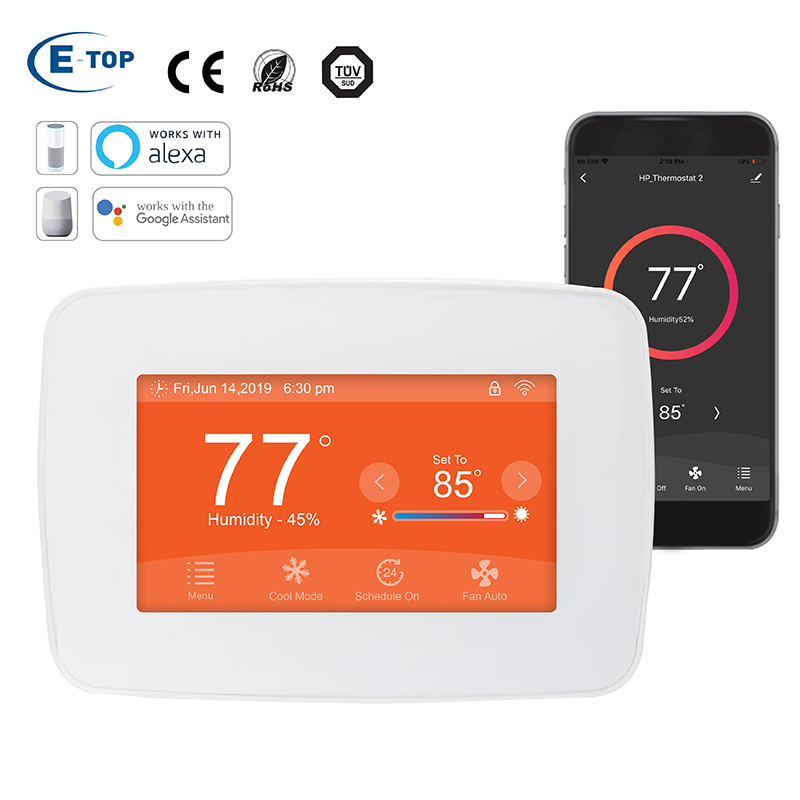 Single Stage or Two Stages Thermostat for Heat Pump