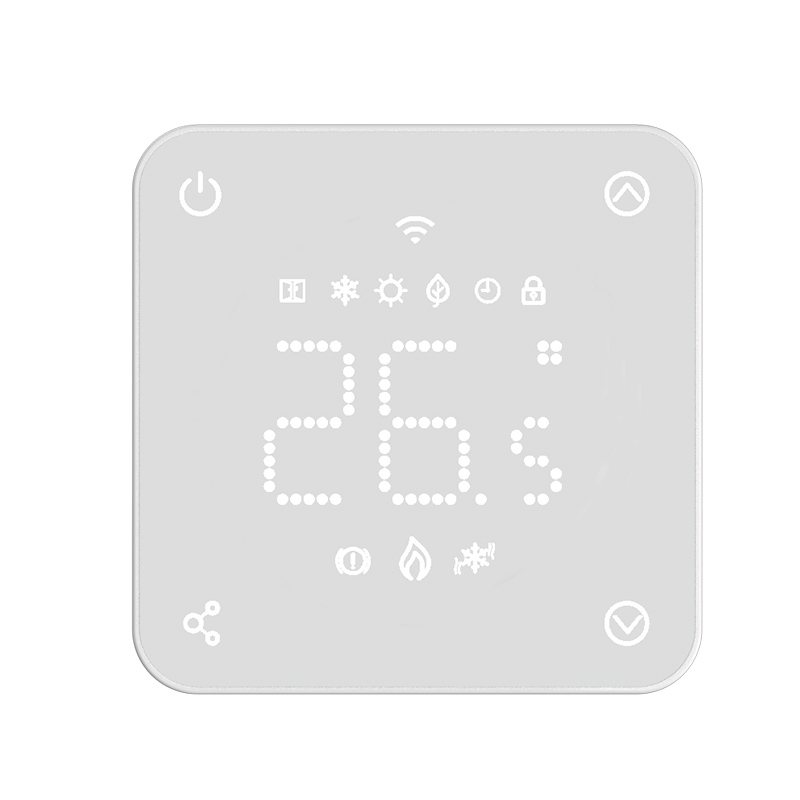 LED White Smart Room Heating Thermostat
