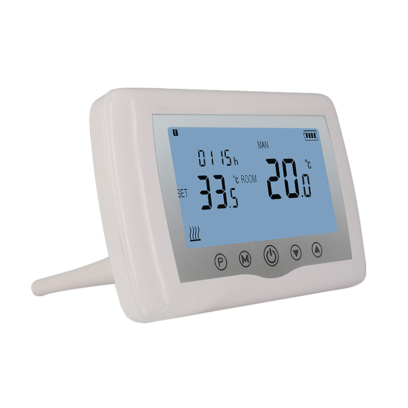 CE Certificated Large LCD Screen Touch Button Opentherm 4.2 Boiler Wireless Thermostat for Heating and Life Water