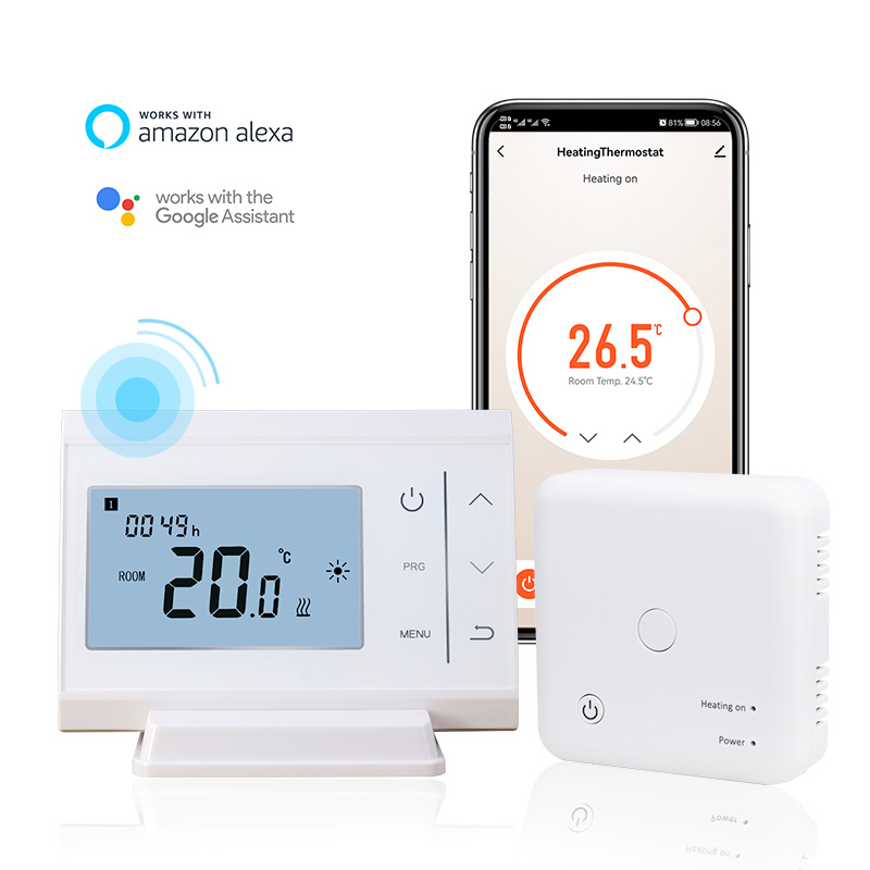 Easy Installed Wirless OT Boiler Heating System Smart WiFi  Room Thermostat for Heating & Life Water