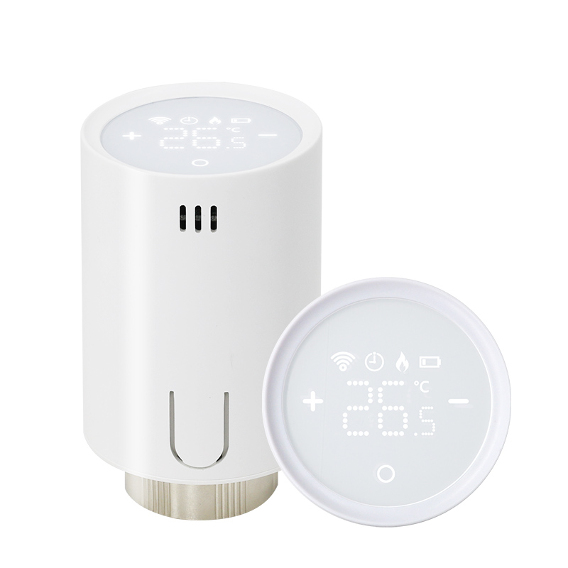Smart Radiator Valve with Programmable Thermostat and Advanced Battery Technology