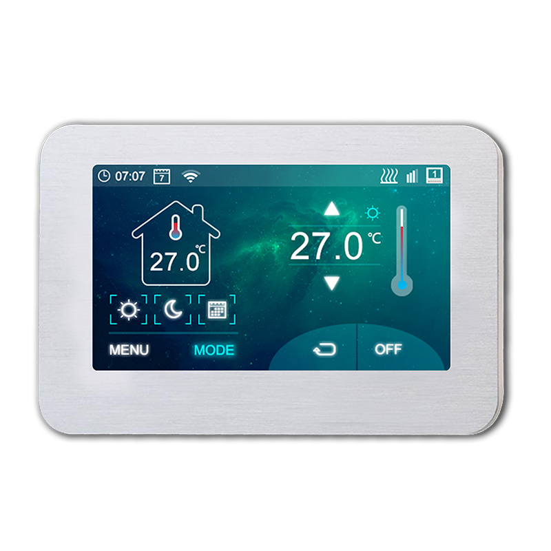 4.3inch Color Touch Screen CE Certificated Tuya WiFi Room Thermostat for Electric Floor Heating System