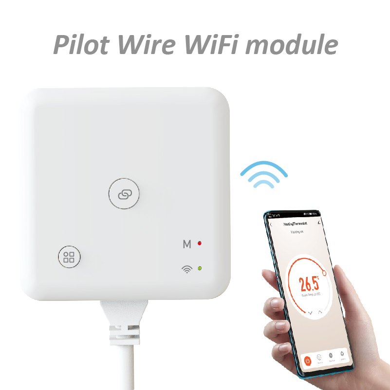 WiFi Connected Thermostat Smart Home for Electrical Radiator Pilot Wire