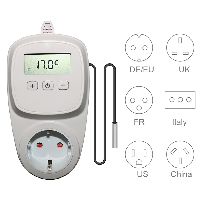 Non-Programmable Plug & Socket Thermostat - Easy Temperature Control