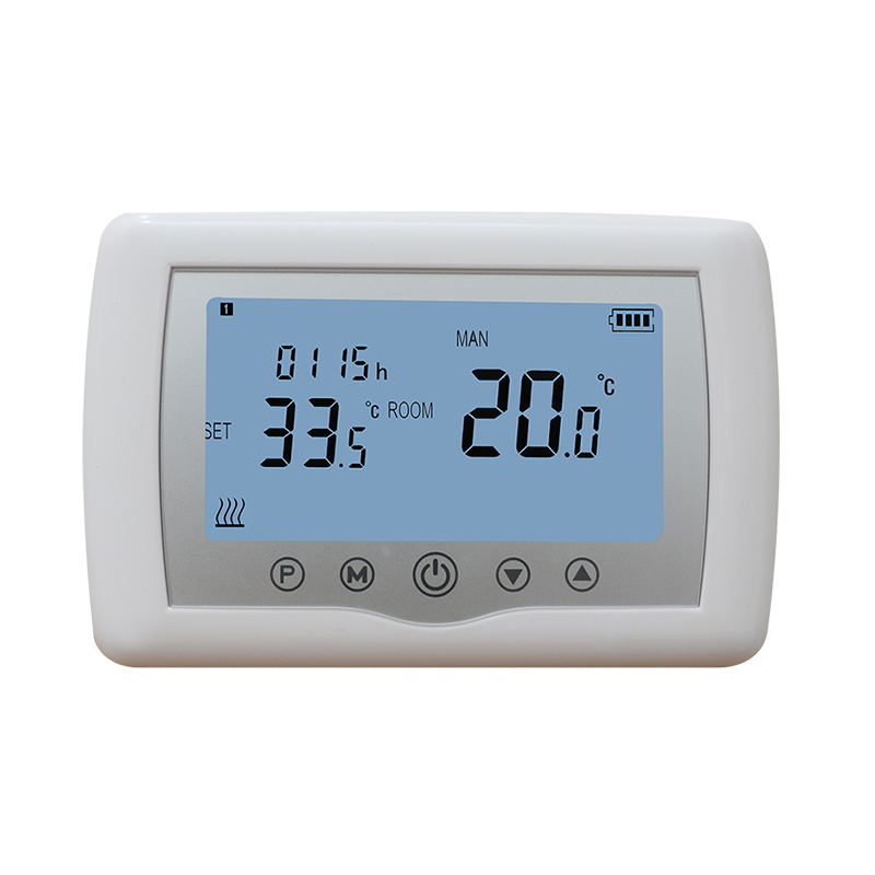 European CE Certificated Large LCD Screen Touch Button Opentherm Protocol Boiler WiFi Wireless Thermostat for Heating and Life Water
