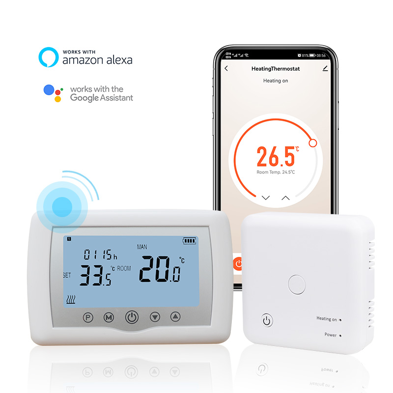 433Mhz 7days Programmable Wireless Heating Thermostat Boiler