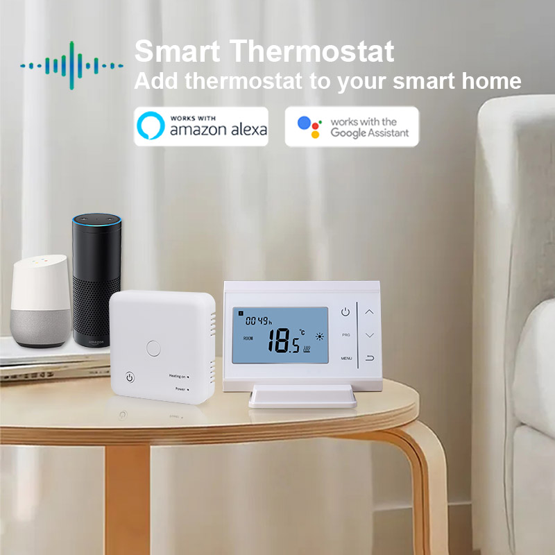 Wireless Programmable Smart Heating Thermostat for Boiler