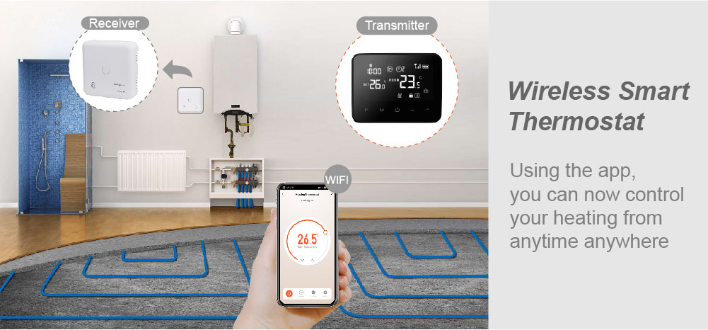 wifi remotely control thermostat
