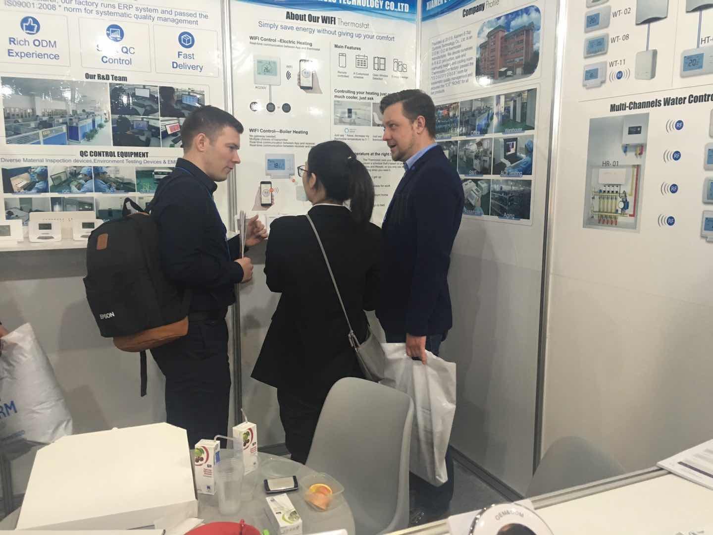  E-top appeared at the Russian Aquatherm exhibition for the first time