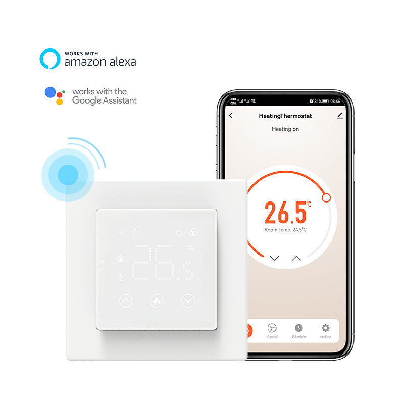 WiFi Smart Thermostat Electric Heating-Programmable WiFi Thermostats for Home Wireless Digital Temperature Controller