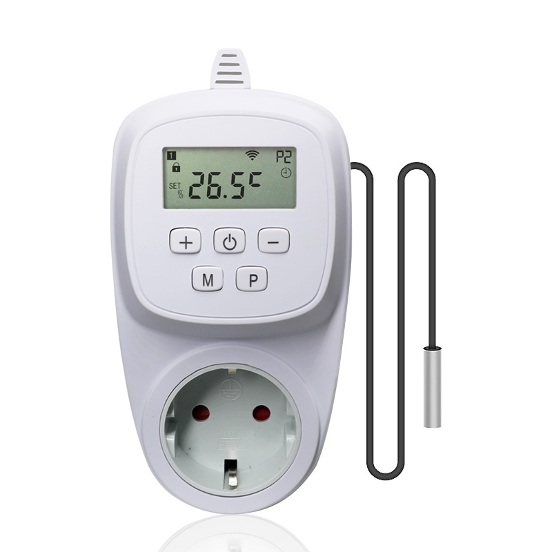 Programmable Smart Plug In Thermostat UK, DE, FR, IT socket selectable