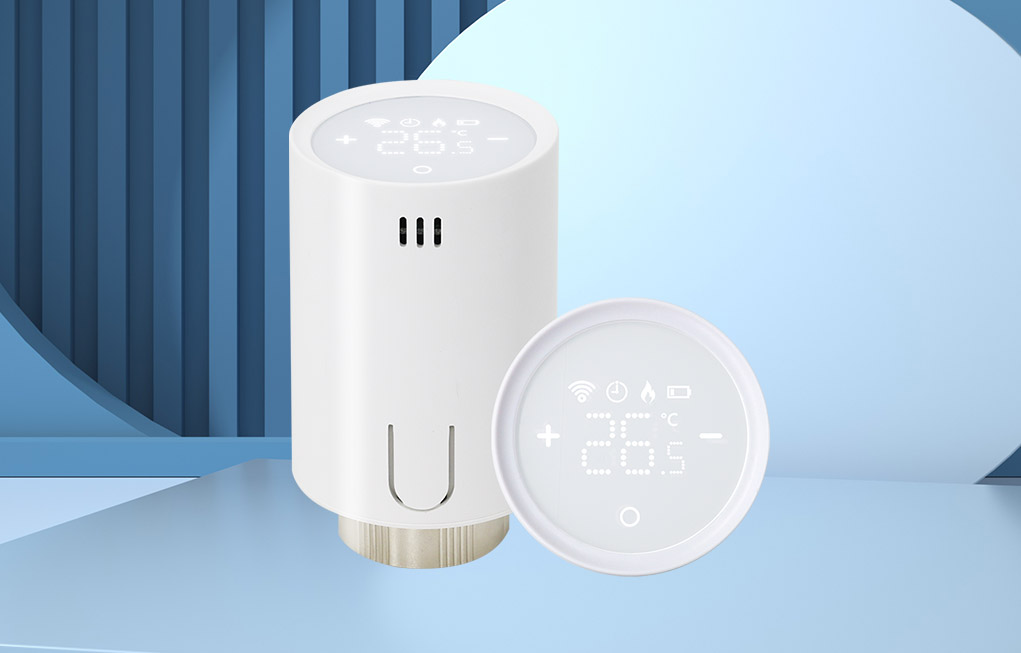 Smart radiator valve thermostat with wifi gateway