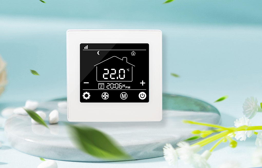FCU digital thermostat with modbus protocol