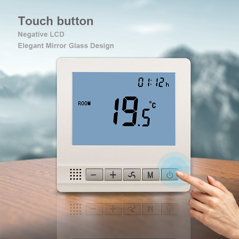 Modbus Bacnet Fan Coil Unit Digital Thermostat