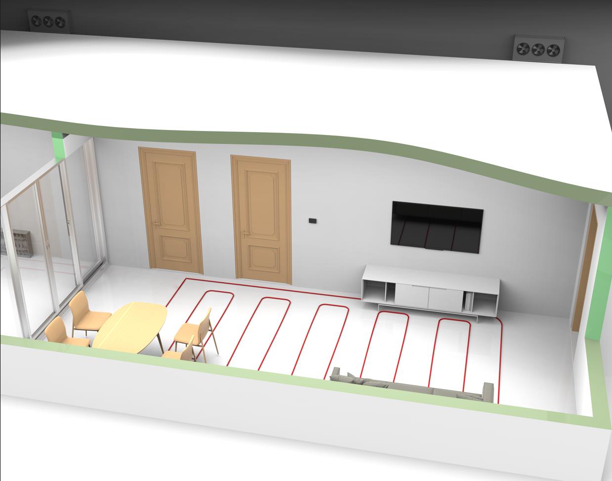 ELECTRIC FLOOR HEATING THERMOSTAT