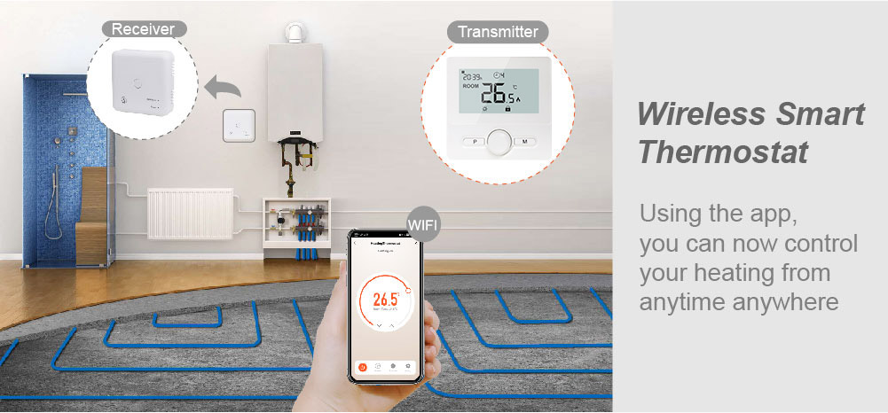 Wireless thermostats