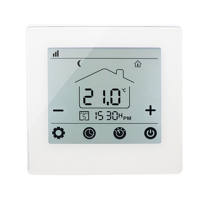16A Glass Surface Touch Sreen Programmable 2.4GHz WiFi Tuya EFH Thermostat
