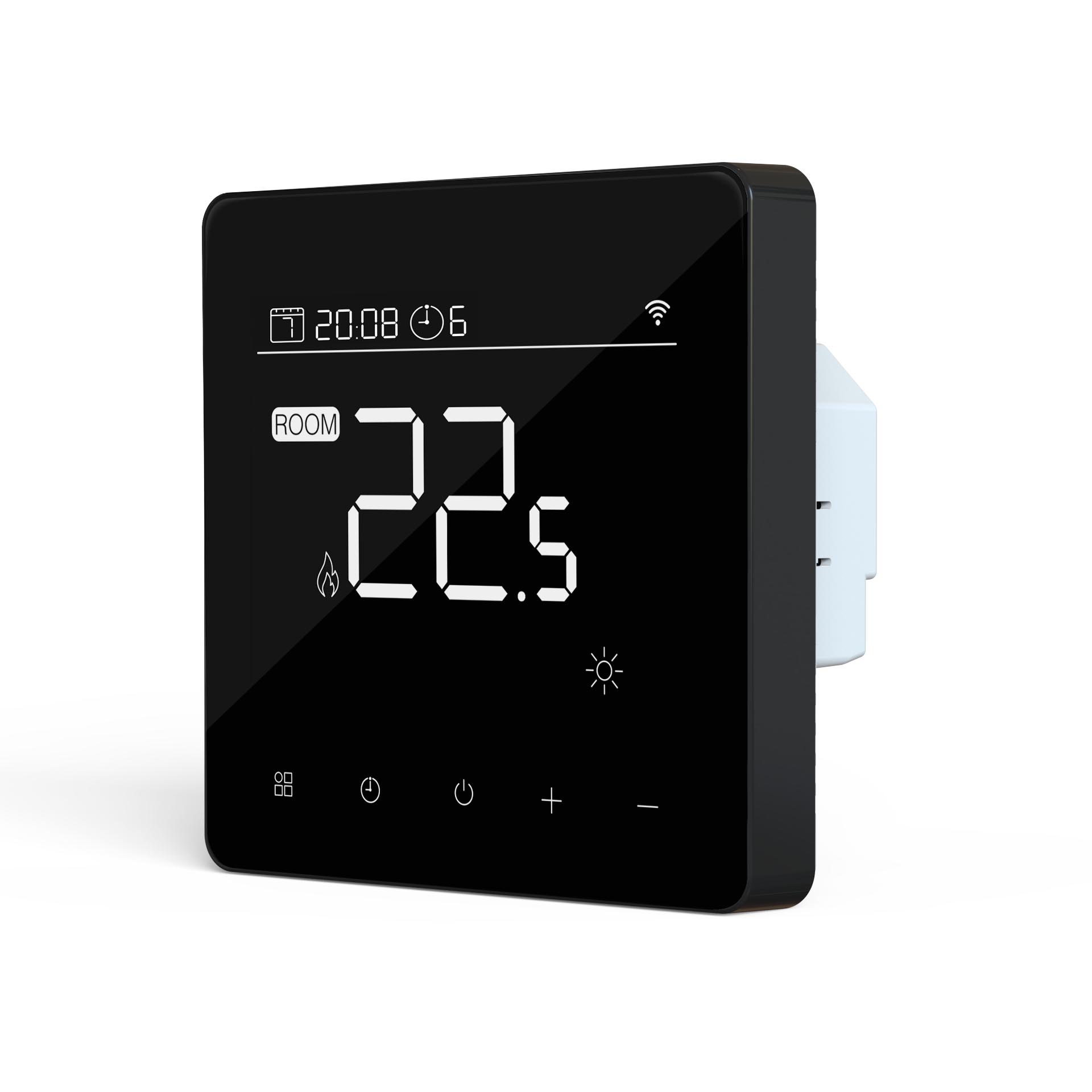 WiFi Programmable Thermostats for Electric/Water Underfloor Heating, Compatible with Google Home and Alexa Voice Control