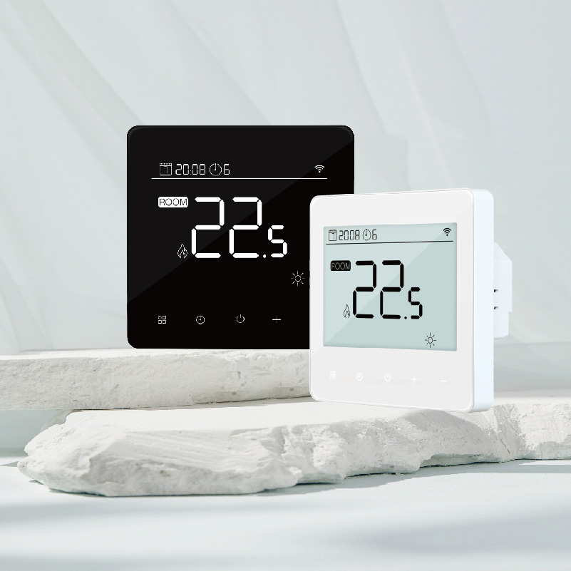 WiFi Programmable Thermostats for Electric/Water Underfloor Heating, Compatible with Google Home and Alexa Voice Control