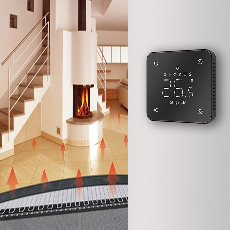 WiFi Smart Thermostat for Boiler Room Wall and Underfloor Heating