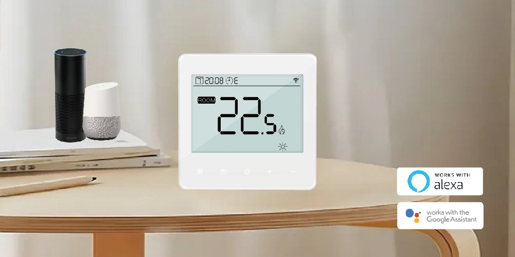 Glass surface thermostat