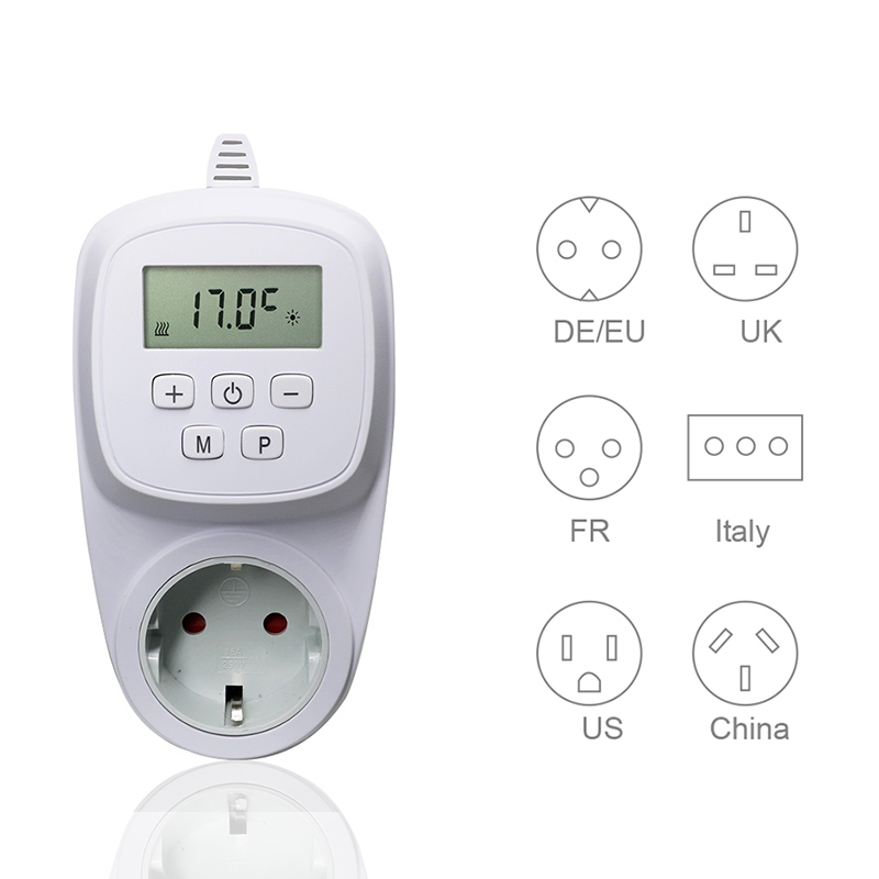 WiFi German Plug Heating Thermostat for Infrared Heating Panel