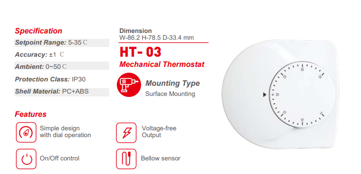 Mechanical thermostat