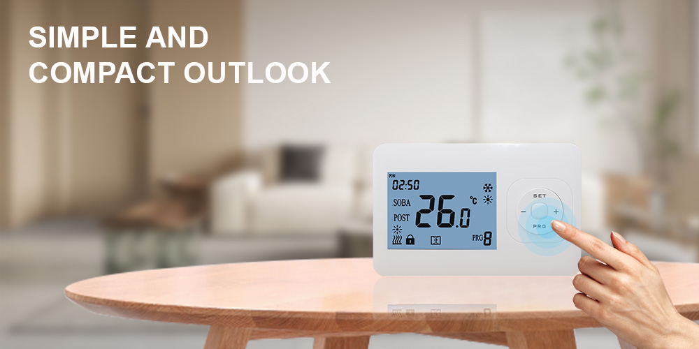 Large LCD Room thermostat