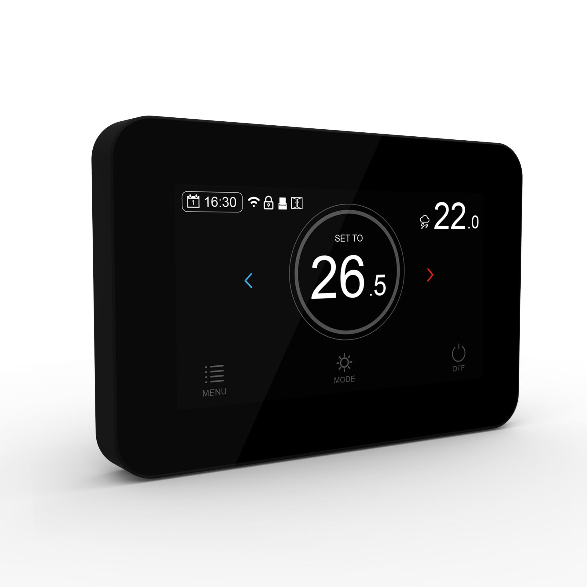 4.3 inch Color Touch Screen 3A Smart Thermostat for Water Heating system