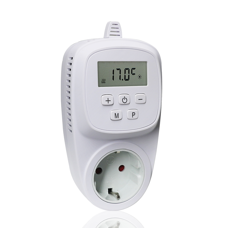 Electric Heating Socket Thermostat WIFI with External Temeperature Sensor