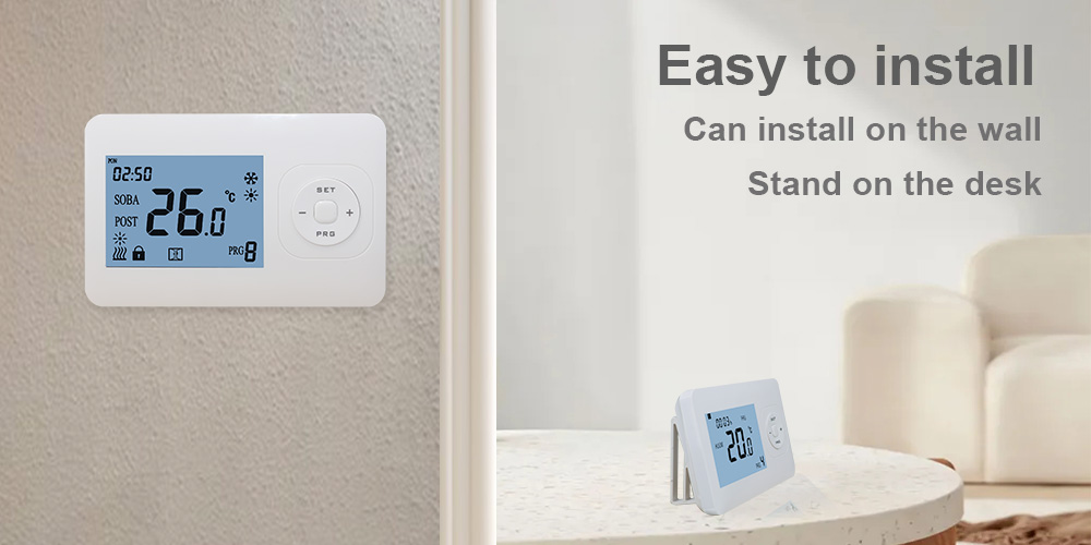 Wireless Programmable RF Thermostat 