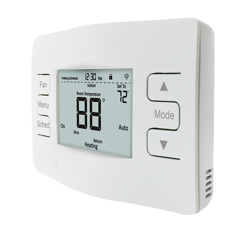 Tuya-Enabled Digital Smart Room Thermostat for Efficient Heat Pump Control