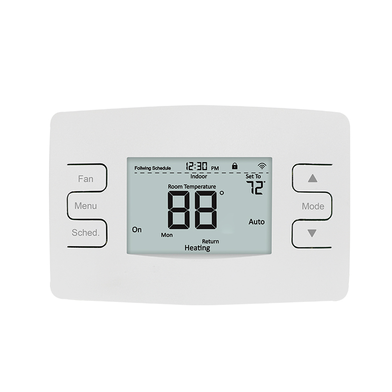 Tuya-Enabled Digital Smart Room Thermostat for Efficient Heat Pump Control