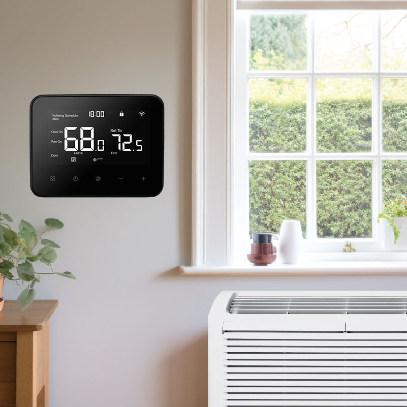 Heat/Cool Programmable tuya wifi digital room thermostat for heat pump CH7400