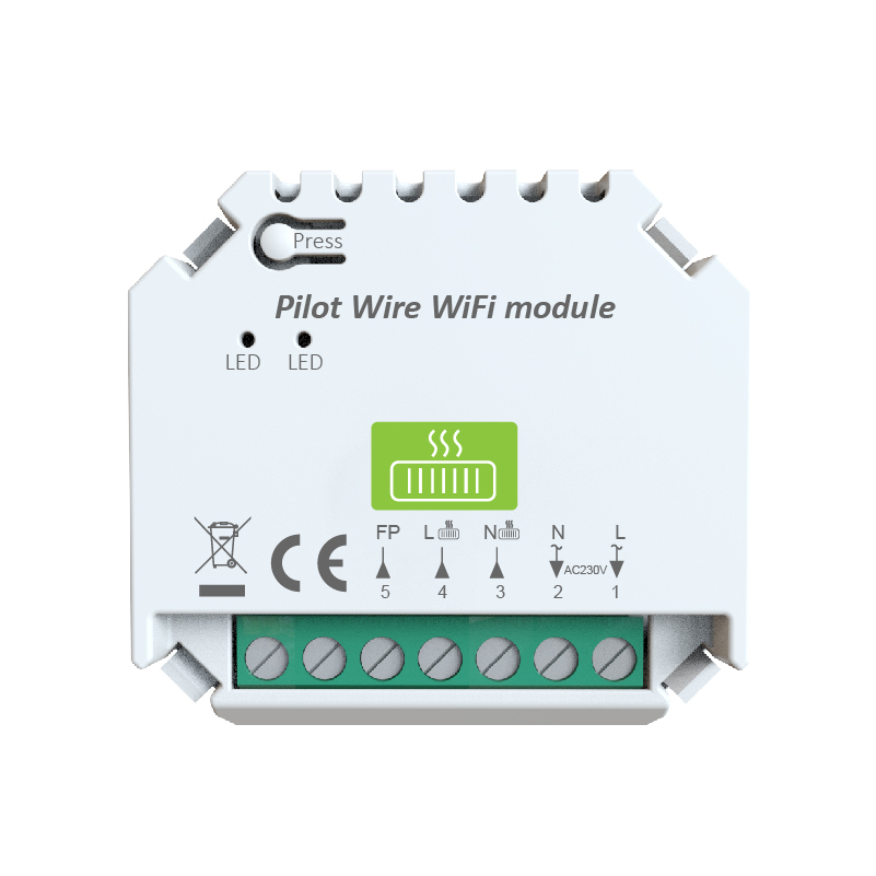 Pilot wire heating module