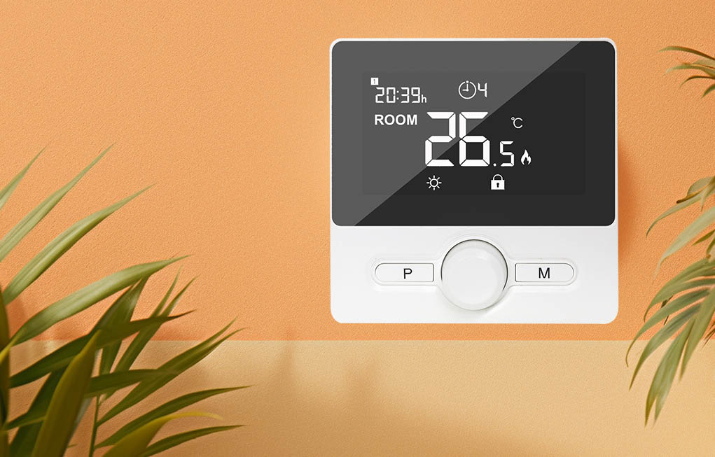 Weekly Programming Wired Room Thermostat For Gas Boiler