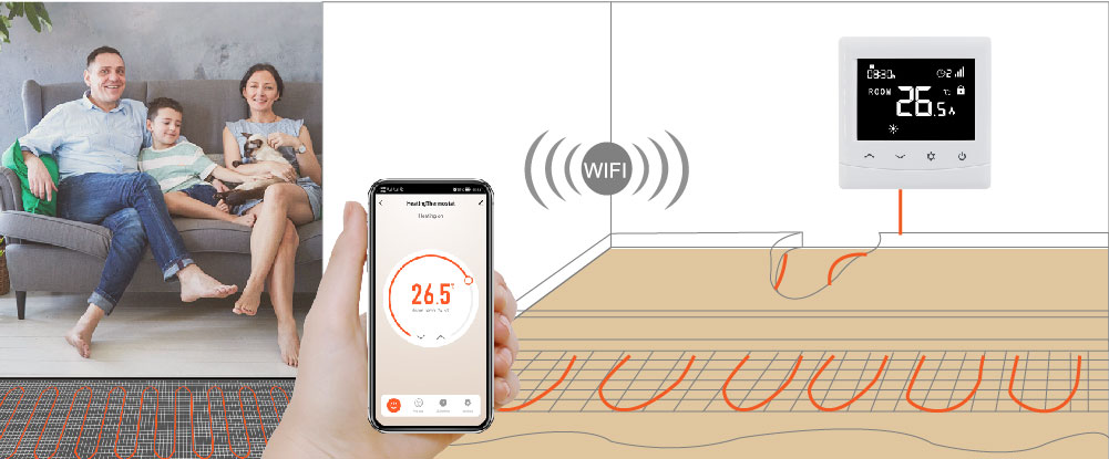 Max Load 16A Electric Floor Heating System