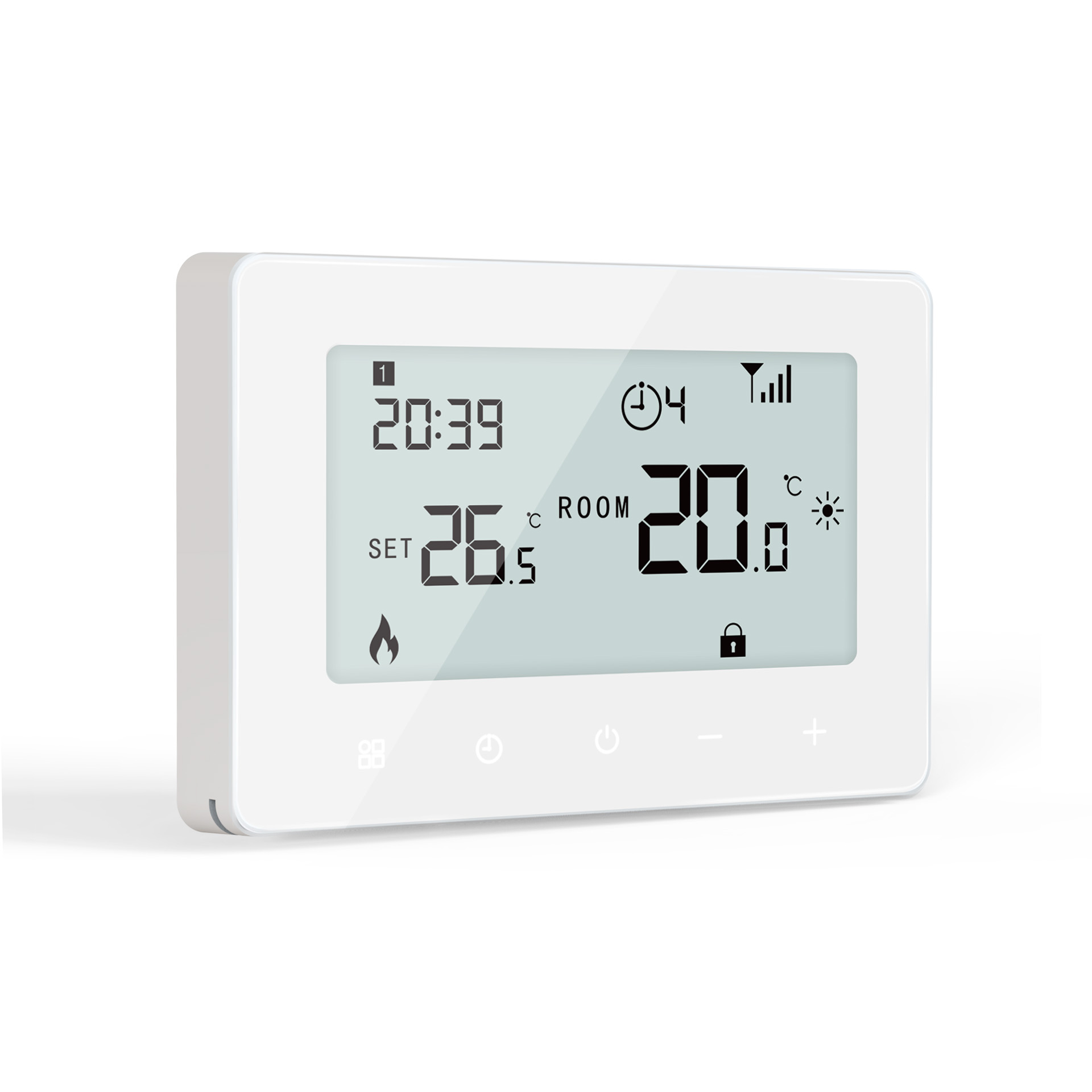 Flat Installtion 220V Underfloor Heating or FCU WiFi Thermostat