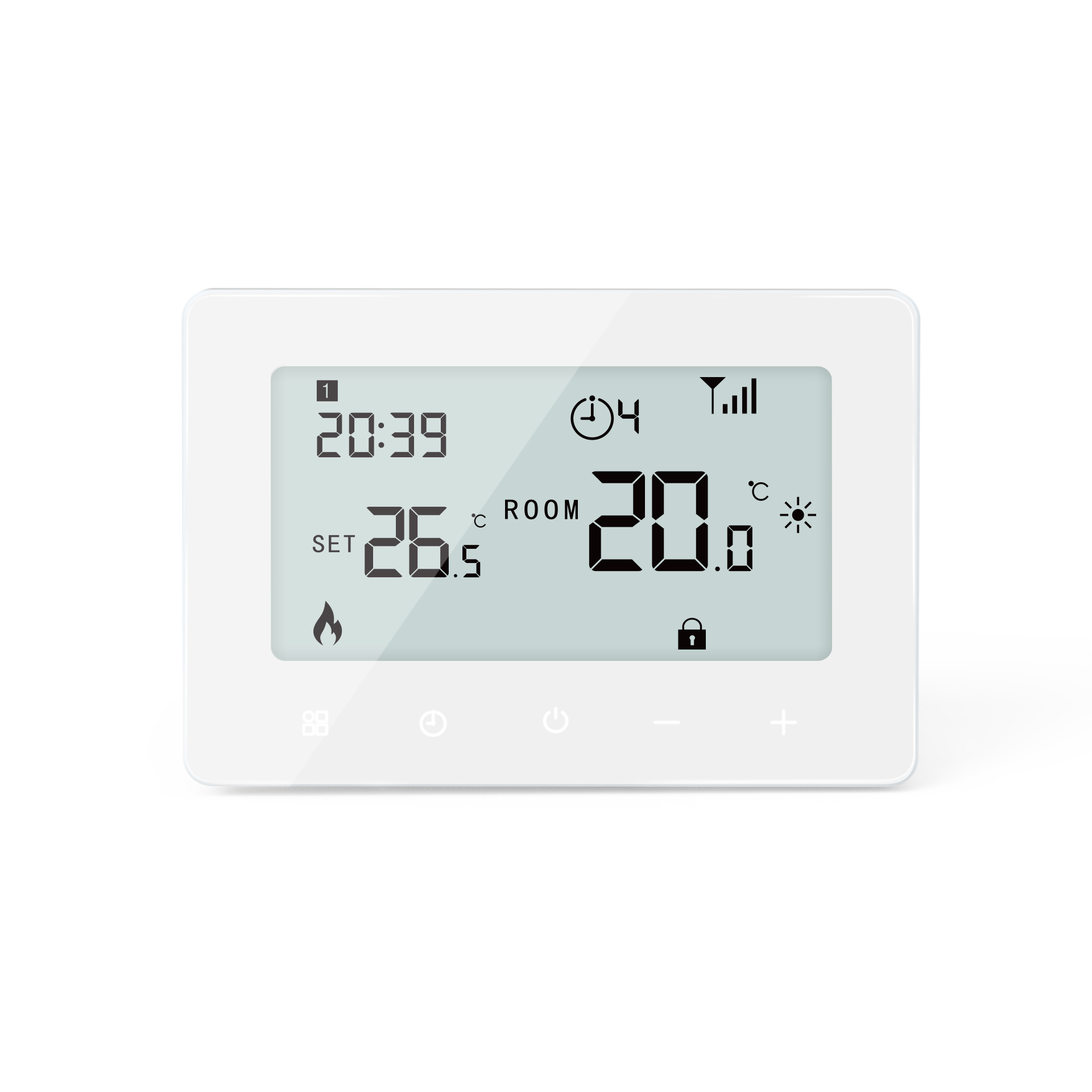 big display touch wifi thermostat