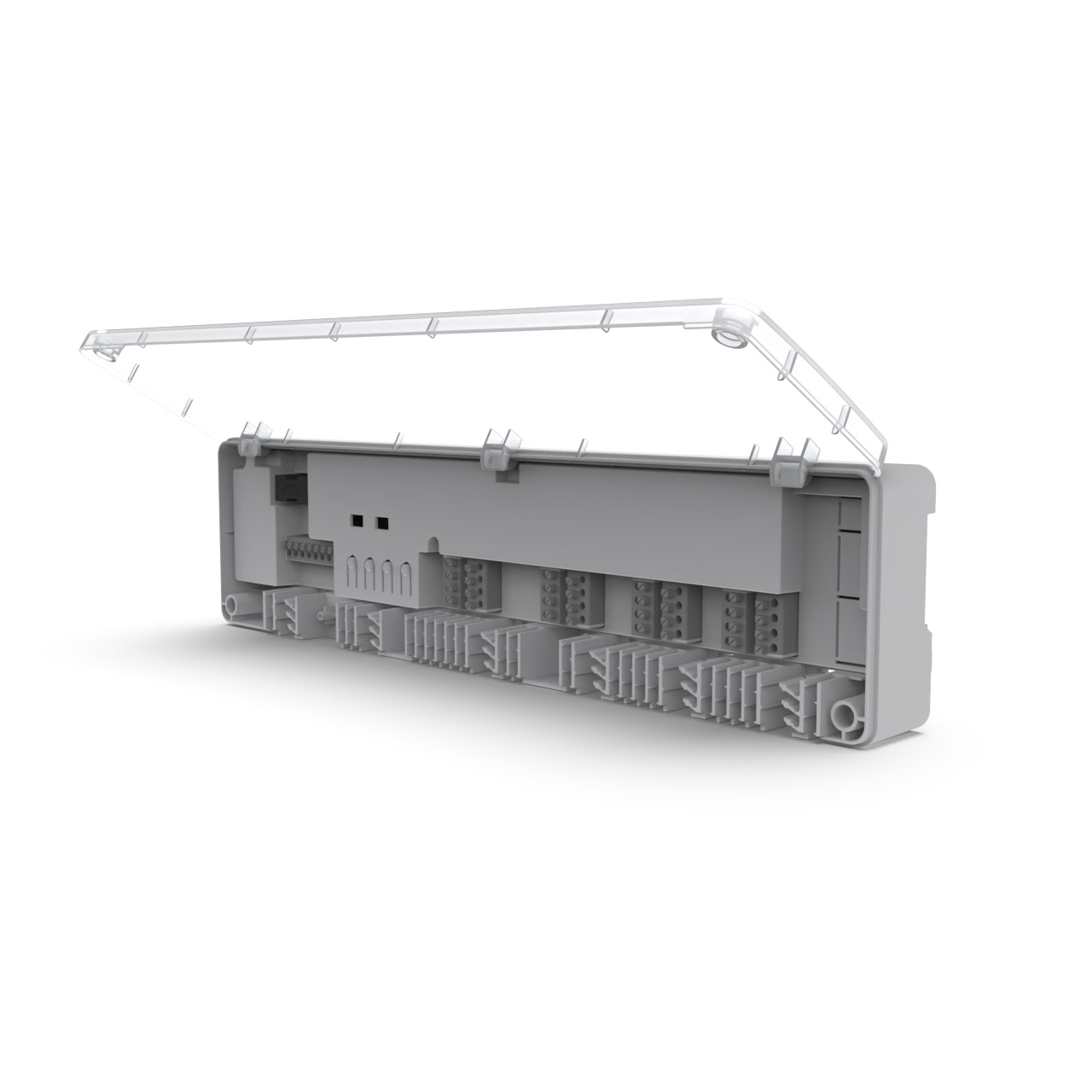 8 Zones Underfloor Heating Wireless Wiring Centre Control Box For Boiler, Pump, 24V Actuators Control