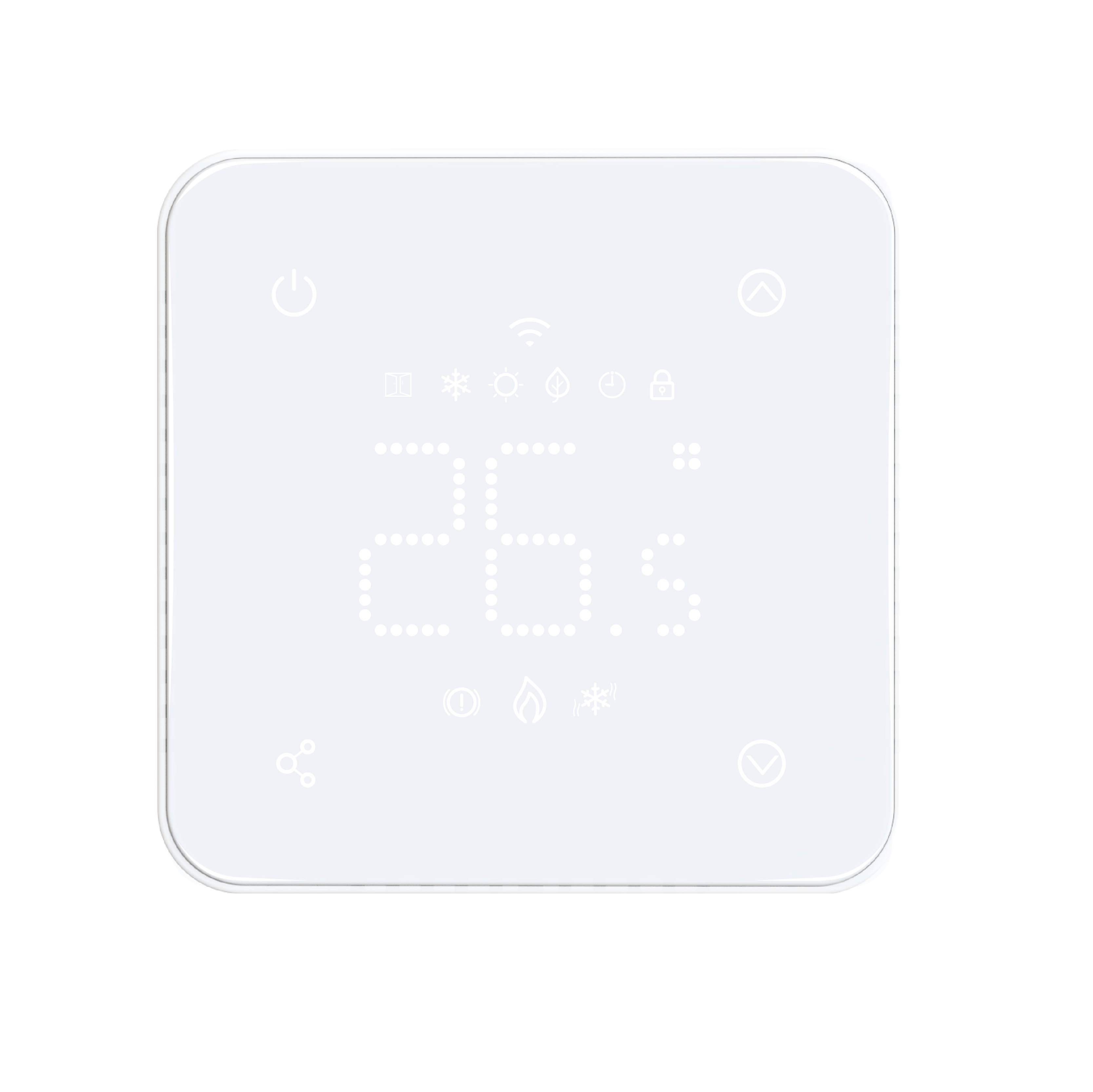 Screen Back Lighting 3A Smart Programmable Thermostat For Water Heating