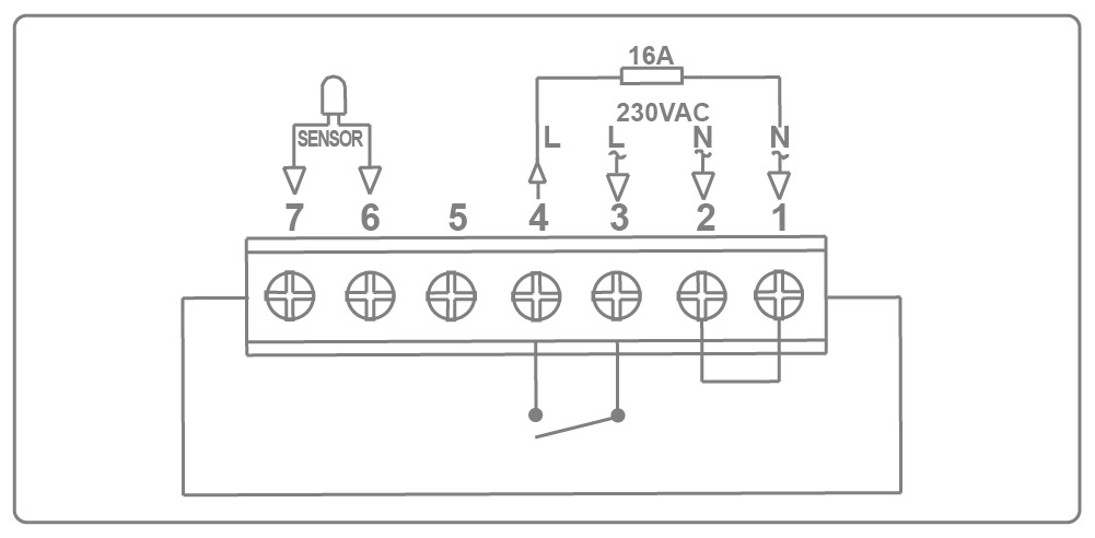 electric heating thermostat 