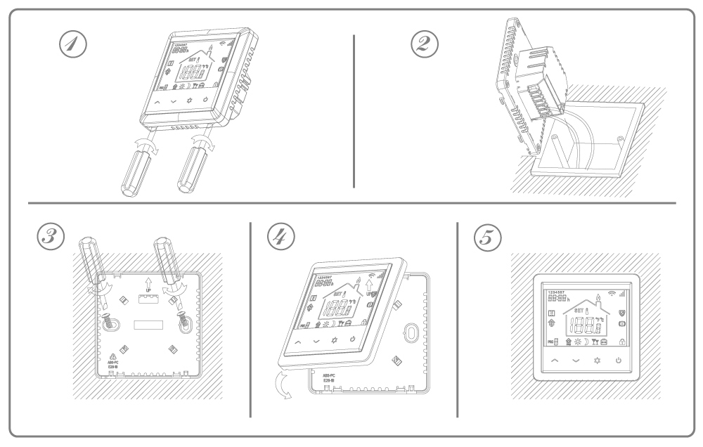 HT-07 thermostat installation 