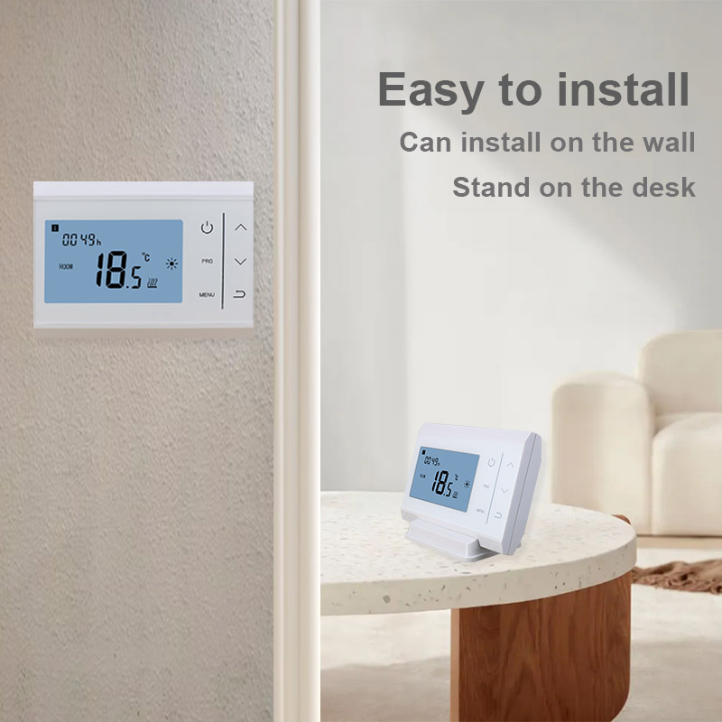 Zigbee Smart Thermostat for Gas Boilers | Programmable Controller with MQTT & Hub Integration