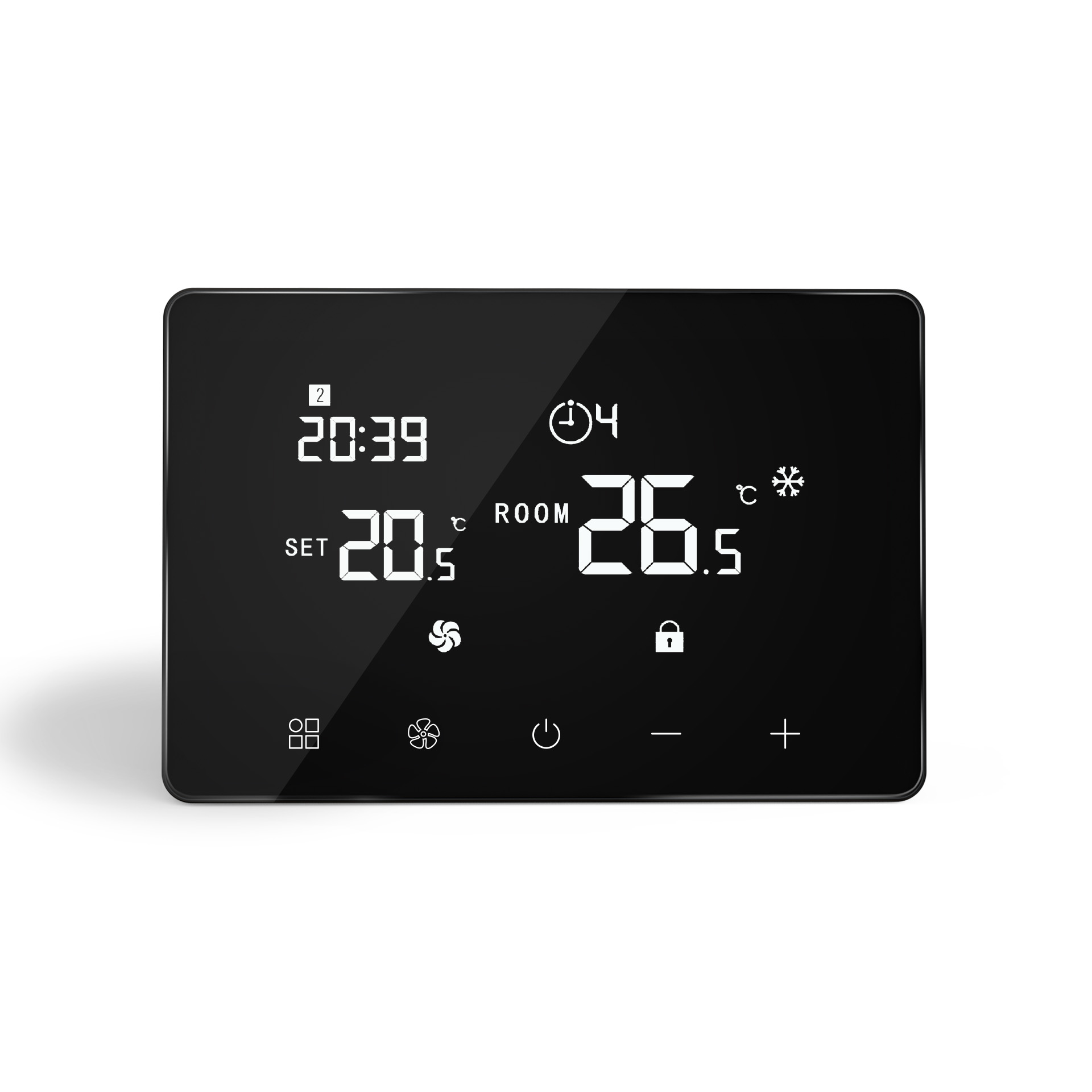 surface wall mouted fcu thermostat