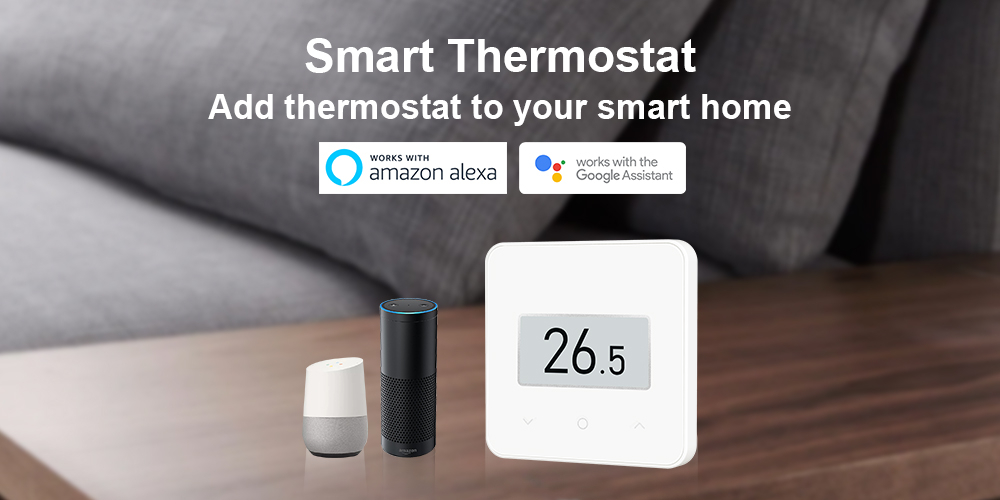 E-top e-ink display smart wireless thermostat 