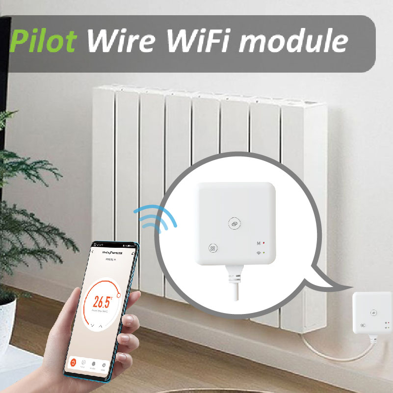 Fil Pilote WiFi Thermostat with Tuya APP