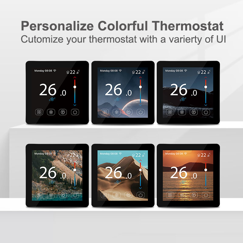 Customized  Touchscreen Thermostat for Heating System